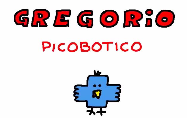 Gregorio picobotico mascota de tweetkedada