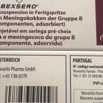 Los farmacéuticos están preocupados por el ‘precio portugués’ de Bexsero
