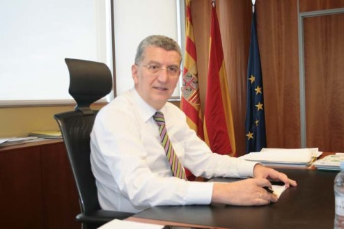 Sebastian Celaya, consejero de Sanidad de Aragon