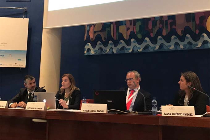 Mesa en la que se analizó la situación del XXV Convenio Colectivo de Farmacias en el Congreso de FEFE de 2017 en Gijón
