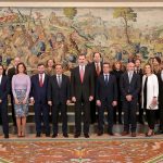Felipe VI recibe al Grupo Cofares con motivo de su 75 aniversario
