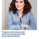 Programa electoral del PP de Madrid en Sanidad para las elecciones autonómicas del 26 de mayo