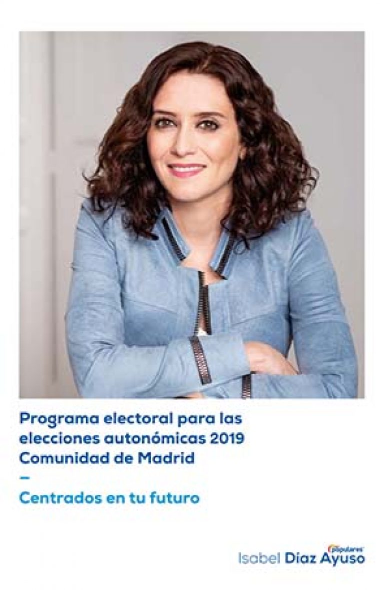 Programa electoral del PP de Madrid en Sanidad para las elecciones ...