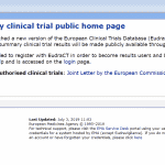 Las autoridades europeas recuerdan a los promotores de ensayos clínicos su obligación de publicar resultados