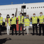 Fenin, Oesía e Iberia dan por cumplida la misión del corredor aéreo sanitario, que permanecerá en pausa