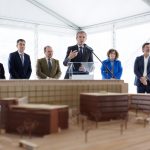 Galicia pone la primera piedra en la nueva facultad de Farmacia de la Universidad de Santiago 