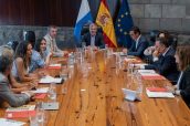 Reunión del Consejo de Gobierno canario.