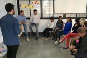 Imagen de una de las reuniones del grupo de trabajo que lidera el proyecto de humanización de la SEFH.