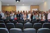 Imagen de un curso de formación para farmacéuticos en el COF de Jaén.