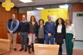 Imagen del encuentro de representantes de Hefame y la Fundación Vicente Ferrer.
