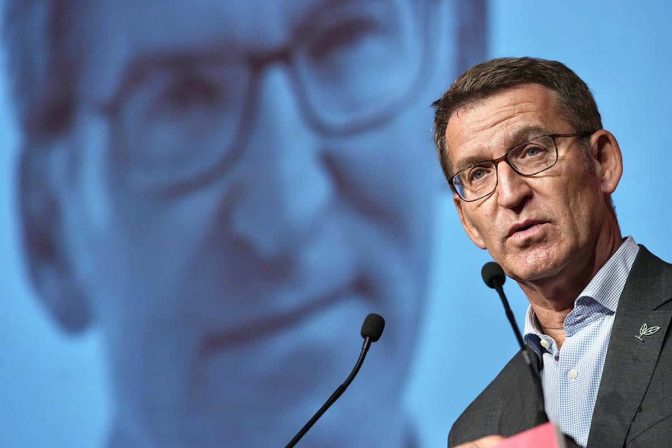 Alberto Núñez Feijóo, presidente del PP