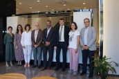 Participantes en el Encuentro de Expertos  ‘La incorporación de nuevos centros para la aplicación de los CAR-T: el caso del País Vasco’ organizado por Diariofarma