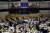 Imagen de una sesión plenaria del Parlamento Europeo.