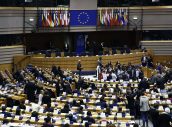 Imagen de una sesión plenaria del Parlamento Europeo.