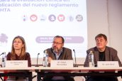 María Jesús Lamas, Cesar Hernández y Juan Oliva. Foto: Gorka Leiza