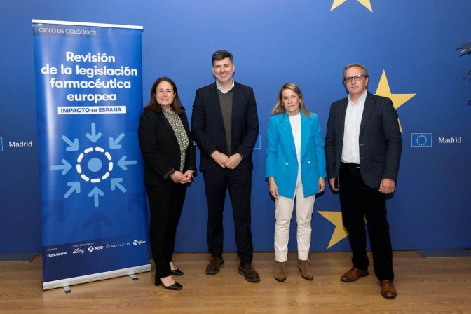 Margarita de la Pisa, Nicolás González Casares, Elena Nevado y José María López Alemany. Fotos: Irene Medina