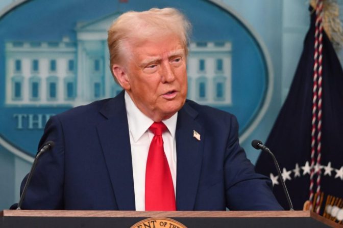 Donald Trump, presidente de los Estados Unidos.