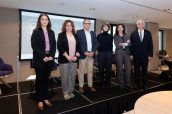 De izq. a dcha: Sonia García, Inés Granollers, José María López, Teresa Parejo, Raquel Yotti y Emili Esteve.