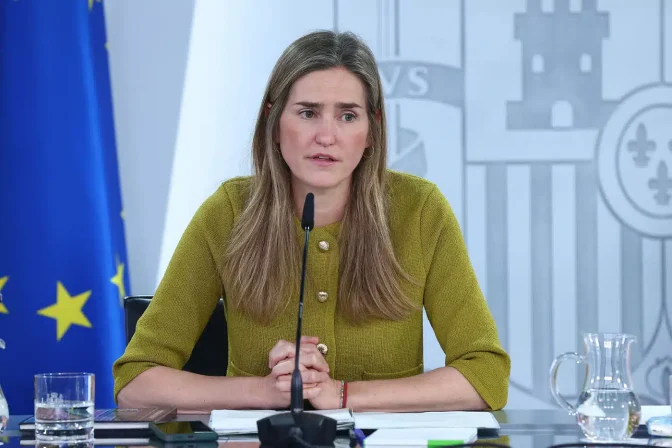 La vicepresidenta del Gobierno y ministra para la Transición Ecológica y el Reto Demográfico, Sara Aagesen
