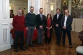 Félix Lobo, Javier Letéllez, Jesús García Foncillas, Ana Rosa Rubio, Sergio Ostalé y José María López.