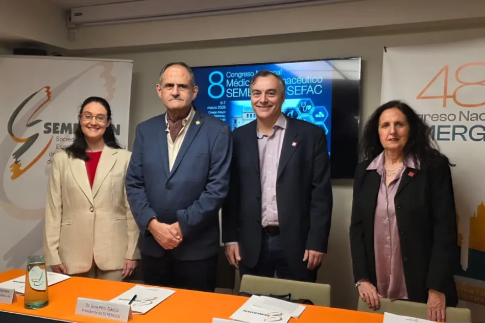 María Ester Montes, presidenta del Comité Científico del Congreso; José Polo, presidente de Semergen; Vicente J. Baixauli, presidente de Sefac y Ana Molinero, presidenta del Comité Organizador del Congreso
