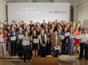 Foto de grupo de la entrega de las Becas Gilead