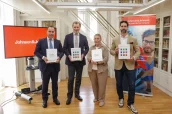 David Beas, Santiago Cervera, Begoña Barragán y Luis Quevedo.