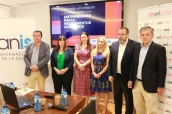 Álvaro Hidalgo, Susana Fernández, Isabel Motero, Beatriz Perales, César Hernández y Juan Antonio Bueren.