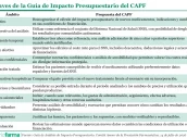 20261014 Claves de la Guía de Impacto Presupuestario del CAPF