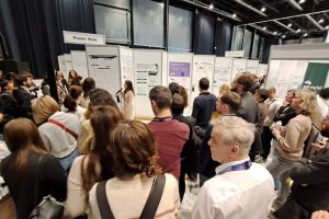 Zona de posters, de la pasada edición del congreso de la sociedad europea.