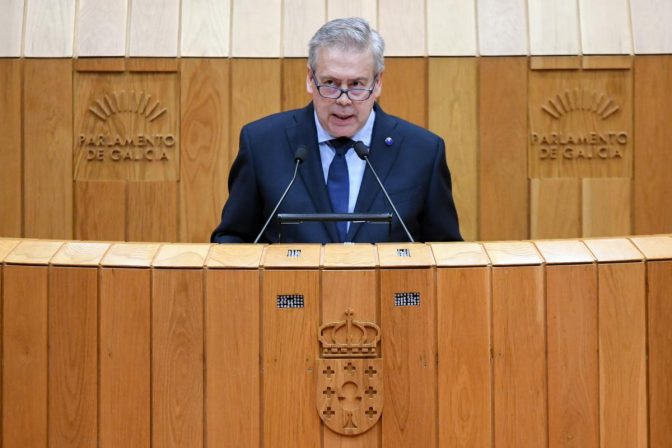 Comparecencia del consejero en el Parlamento gallego.