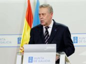 El consejero de Sanidad de Galicia, Antonio Gómez Caamaño.