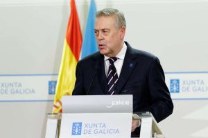 El consejero de Sanidad de Galicia, Antonio Gómez Caamaño.