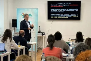 Vicente Lomas, durante su intervención.