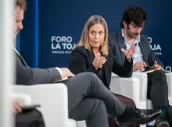 Lladós durante su intervención en el Foro La Toja.