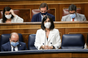 La ministra Darias, en el Congreso de los Diputados.