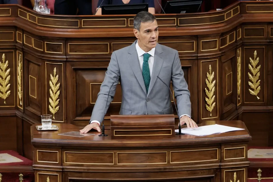 El presidente del Gobierno, durante su intervención de este jueves. Imagen: Congreso de los Diputados.