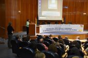 Intervención de la ministra, durante la jornada celebrada en el Ministerio.