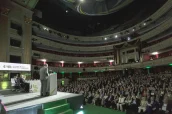 Mingorance se dirige a los socios durante la asamblea