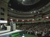 Mingorance se dirige a los socios durante la asamblea