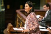 Carmen Montón, ministra de Sanidad, en el Congreso de los Diputados