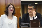 Carmen Montón, ministra de Sanidad y Patxi López, presidente de la Comisión de Sanidad del Congreso de los Diputados.