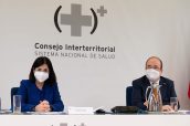 Carolina Darias y Miquel Iceta, en el pleno del Consejo Interterritorial