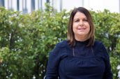 María Concepción Palencia, portavoz de Sanidad de Unidos Podemos en el Senado. (Foto: Irene Lingua)