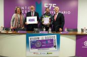 Presentación del cupón de la ONCE que conmemora el 575 aniversario del Colegio de Farmacéuticos de Valencia