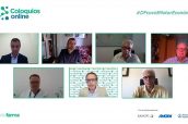 Un momento del Coloquio online en directo celebrado para analizar el papel del sector sanitario en la recuperación económica