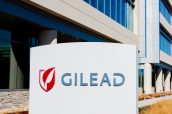 Gilead sign at headquarters in Silicon Valley. Gilead Sciences, Inc. is an American biotechnology company that researches, develops and commercializes drugs