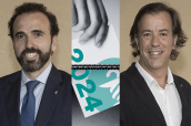 Elecciones COFB 2024_Proclamación candidaturas_Jordi Casas (izquierda) y Guillermo Bagaría (derecha)