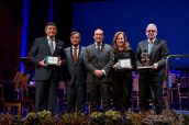 Imagen de la entrega del Premio Fundación Cofares en 2018.