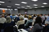 Imagen de la jornada inaugural del Programa de Formación Continuada para las oficinas de farmacia de Fedefarma.